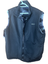 Champion Men's High Pile Reversible Fleece Vest Black/ Camo X-Large - $32.64