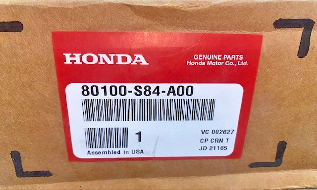 1998-2002 GENUINE HONDA ACCORD CONDENSER ASSEMBLY, NEW OEM PART, P/N 80100S84A00 Item image 2