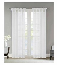 Madison Park Ceres 50 x 84&quot;  Twisted Tab Voile Sheer Window Set T4103137 - £31.64 GBP