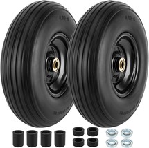 4.00-6 Flat-free Tire &amp; Wheel, 13&quot; Wheelbarrow Wheels,Tires with 5/8&quot; 3/... - $28.50