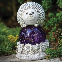 Pudgy Pals LED Hedgehog Solar Powered Garden Statue - £55.94 GBP