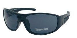Timberland Sunglass Mens Shiny Black Shield Plastic, Smoke Lens TB7050 1D - £17.62 GBP