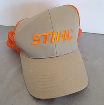 Official Stihl Outfitters Trucker Snapback Hat Cap Curved Bill Embroider... - £11.69 GBP