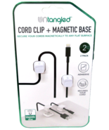 New Untangled White Magnetic Cord Clip Workspace Organizer - 2 Pack - $7.59