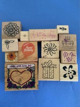 Made With Love Rubber Stamp Set #34 - £5.98 GBP