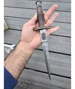 Vintage V-42 Stiletto Dagger Knife Case Spike Fix Damascus Double Edge B... - $59.39