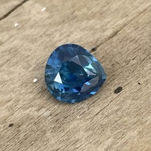 Natural Peacock Blue Sapphire | Pear Cut | 0.78 Carat | 6x5.73 mm | Loose Sapphi - £323.73 GBP