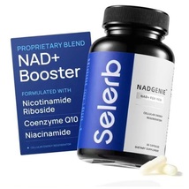 Selerb Men's NAD+ with Liposomal-NAD+, CoQ10 &amp; Maca for Energy &amp; Vitalit... - $29.99