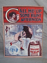 Antique 1900s &quot;Call Me Up Some Rainy Afternoon&quot; Sheet Music #177 - £15.57 GBP