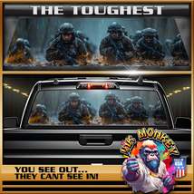 The Toughest - Truck Back Window Graphics - Customizable - £46.31 GBP+