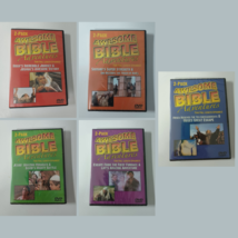 Awesome Bible Adventures Lot 5 DVDs Most Sealed Noah Joshua Moses Daniel... - £14.90 GBP