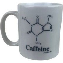 Vintage 1980 Caffeine Chemical Structure Molecule Graph Coffee Mug Ceramic - £11.21 GBP