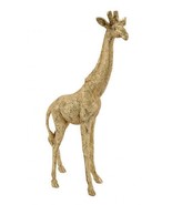 New Giraffe, Gold, Lacquered, Polyresin/Resin, 22,8 x 8,9 X 43,3 CM - £59.69 GBP