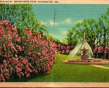 Smith Monument Brandywine Park Wilmington Delaware De Lin Carte Postale A7 - $3.02
