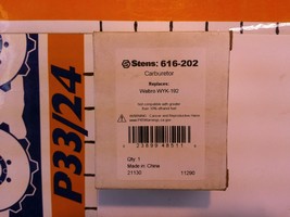 WALBRO CARBURETOR WYK-192 (STENS 616-202) - $25.00