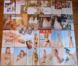 Monica Pont Lot Presse 1990s/00s Fotos Spain Actress Sexy Model Clippings - $12.37