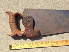 ANTIQUE Warranted Superior Hand Saw  Collectible Woodworking  28 x 5.5 - $64.35