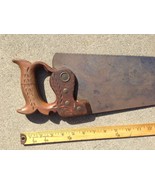 ANTIQUE Warranted Superior Hand Saw  Collectible Woodworking  28 x 5.5 - £50.84 GBP