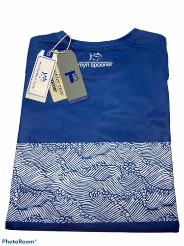 Southern Tide Men’s S/S Reyn Spooner Performance T-Shirt. Blue.Sz.L.MSRP$48.00 Item image 3