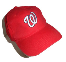 Vintage Washington Nationals Strapback Cap Hat MLB Genuine Merchandise T.E.I. - £19.97 GBP