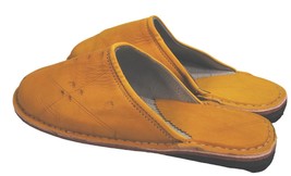 Terrapin Trading Genuine Moroccan Leather Slippers | Yellow | 6 sizes | ... - $37.32+