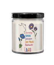 September Birth Flower Candle, Astrological Candle, Libra Candle for September B - £17.54 GBP