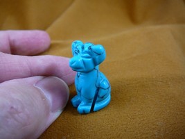 (Y-DOG-LA-507) little Blue Labrador lab Dog carving FIGURINE stone gemstone - £6.74 GBP