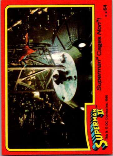 1980 Topps Superman II #64 Superman Cages Non! NM-MT ID:76396 - $1.97