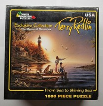 White Mountain Puzzles Terry Redlin 1000 Pieces From Sea to Shining Sea ... - $29.69