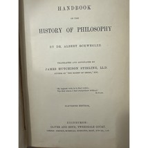 Handbook of the History of Philosophy Dr Albert SCHWEGLER 1868 Stirling ... - $30.77