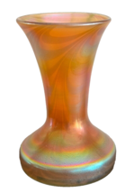 Vintage Gold Aurene Iridescent Art Glass Vase - £472.93 GBP