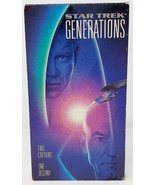 Star Trek Generations (VHS, 1995) Sci-Fi William Shatner Patrick Stewart... - £1.60 GBP