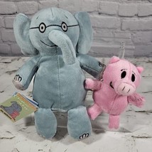 Mo Willems Gerald Elephant &amp; Piggie Plush Storybook Characters Set Of 2 Yottoy - £31.64 GBP