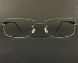 Lindberg Eyeglasses Frames 2121 Col. U14 Matte Purple Rimless 50-20-120 - £218.04 GBP