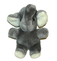 Small Grey Elephant Plush 8 inch Lovey Stuffed Animal Toy - £11.60 GBP