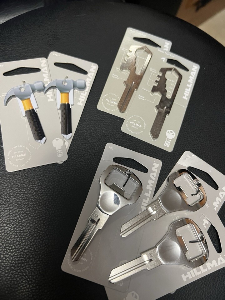 Hillman 87062 Brass #66/KW1 Double Sided Universal Blank Key - $14.37+