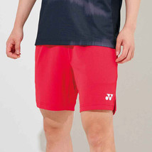 Yonex 22 F/W Men&#39;s Shorts Badminton Clothing Bottom Pants Red NWT 15114EX - £45.11 GBP