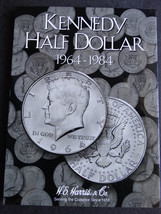 Damaged He Harris Kennedy Half Dollars Coin Folder 1964-1984 Number 1 Al... - $8.49