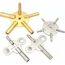 12 American Clock Keys Two 5 Pronged Mainspring Winding Tools - £9.23 GBP