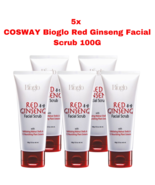 5 x COSWAY Bioglo Red Ginseng Facial Exfoliate Scrub Removes Dead Skin C... - £59.93 GBP