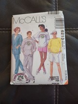 McCall&#39;s 6213 Size Med 36-38 Misses Men Teen Sports Wear Sewing Pattern Cut Vtg - £7.56 GBP