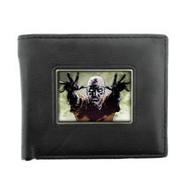 Black Bifold Leather Material Wallet the 3rd Zombie Design-004 Walking Dead - £12.37 GBP