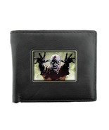 Black Bifold Leather Material Wallet the 3rd Zombie Design-004 Walking Dead - £12.47 GBP