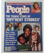 Magazine People March 25 1991 Tragic Stars Of Diff&#39;rent Strokes Rodney K... - £15.84 GBP
