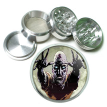 2.5&quot; 4PC Aluminum Sifter Magnetic Herb Grinder the 3rd Zombie Design-004 Undead - £13.41 GBP