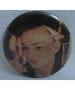 Pinback Button Boy George Culture Club 1980s Pop Glam Music Vintage Pin ... - £10.15 GBP