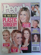 Magazine People 2004 October 18 2004 War Over Plastic Surgery Jennifer Aniston - £12.75 GBP