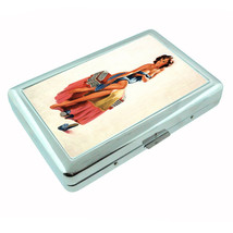 Metal Silver Cigarette Case Holder Box 2nd Pin Up Girl Design-002 - £13.39 GBP