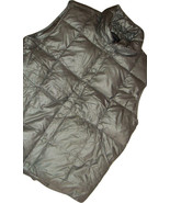 Lands End Men&#39;s Size 42-44 Regular Goose Down Puffer Vest Silver-Gray In... - $29.67