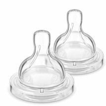 Philips AVENT BPA Free Slow Flow Classic Nipple, 2-Pack - £9.30 GBP